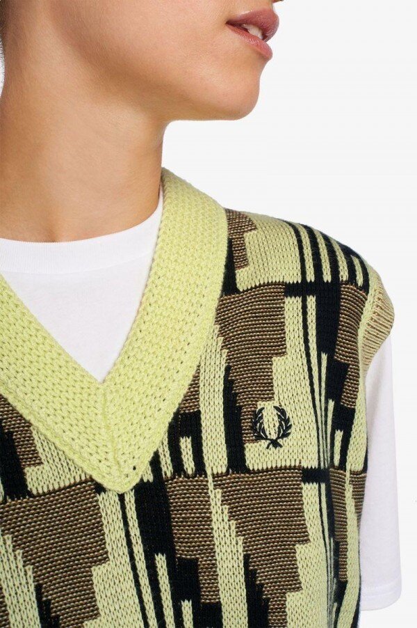 Jacquard Knitted Tank Knitwear Jacquard Knitted Tank Knitwear