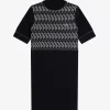 Jacquard Knitted Women’s Dress