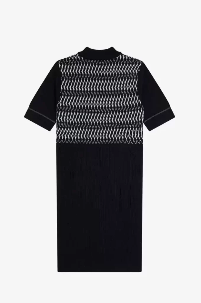 Jacquard Knitted Women’s Dress