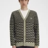 Jacquard Men’s Cardigan
