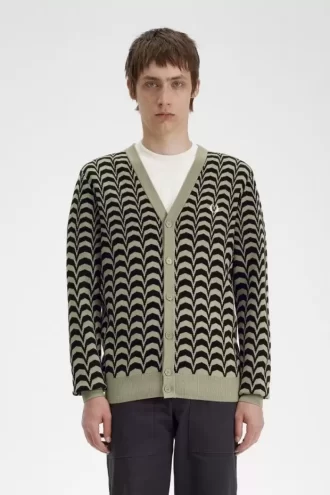 Jacquard Men’s Cardigan