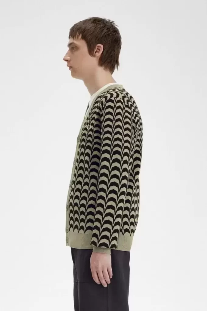 Jacquard Men’s Cardigan