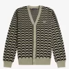 Jacquard Men’s Cardigan