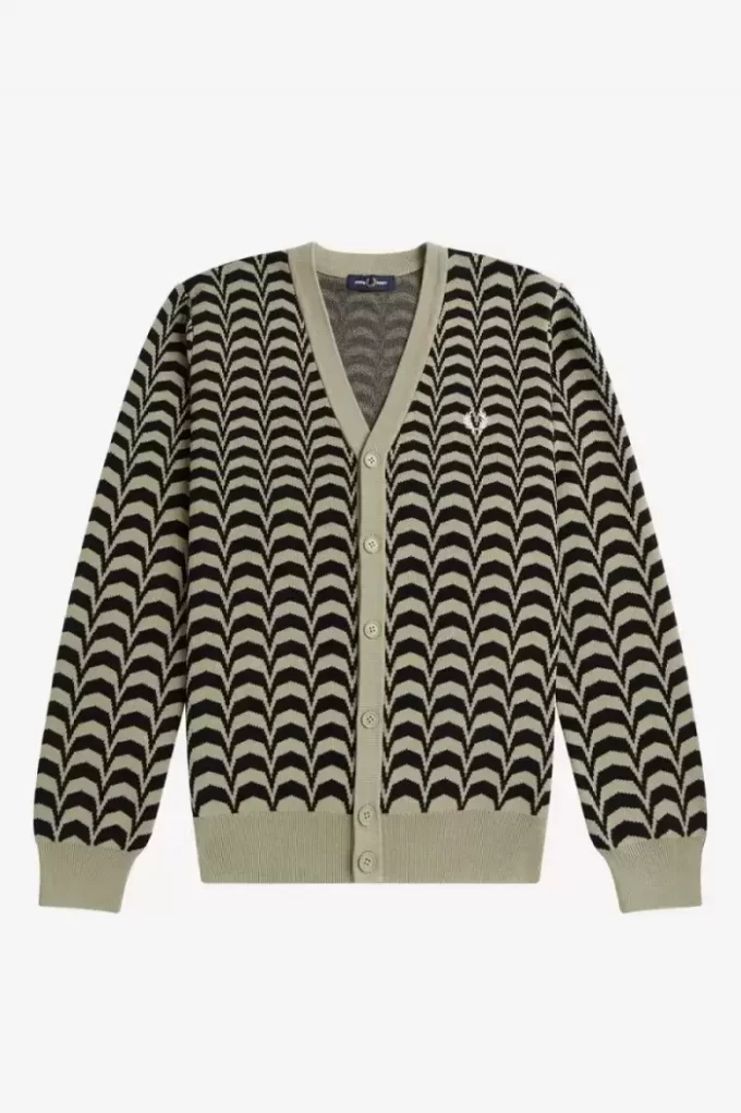 Jacquard Men’s Cardigan