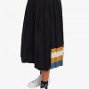 Knitted Trim Pleated Skirts Knitted Trim Pleated Skirts