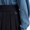 Knitted Trim Pleated Skirts Knitted Trim Pleated Skirts