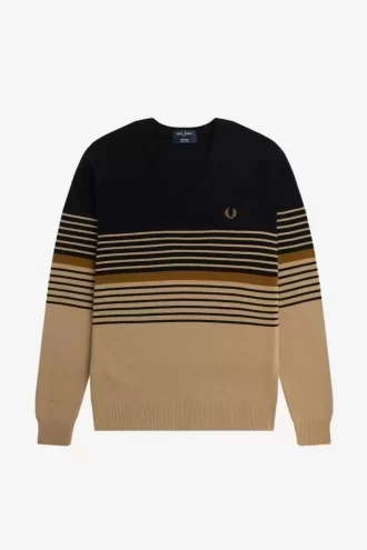 Lambswool Striped Men’s Jumper Lambswool Striped Men’s Jumper