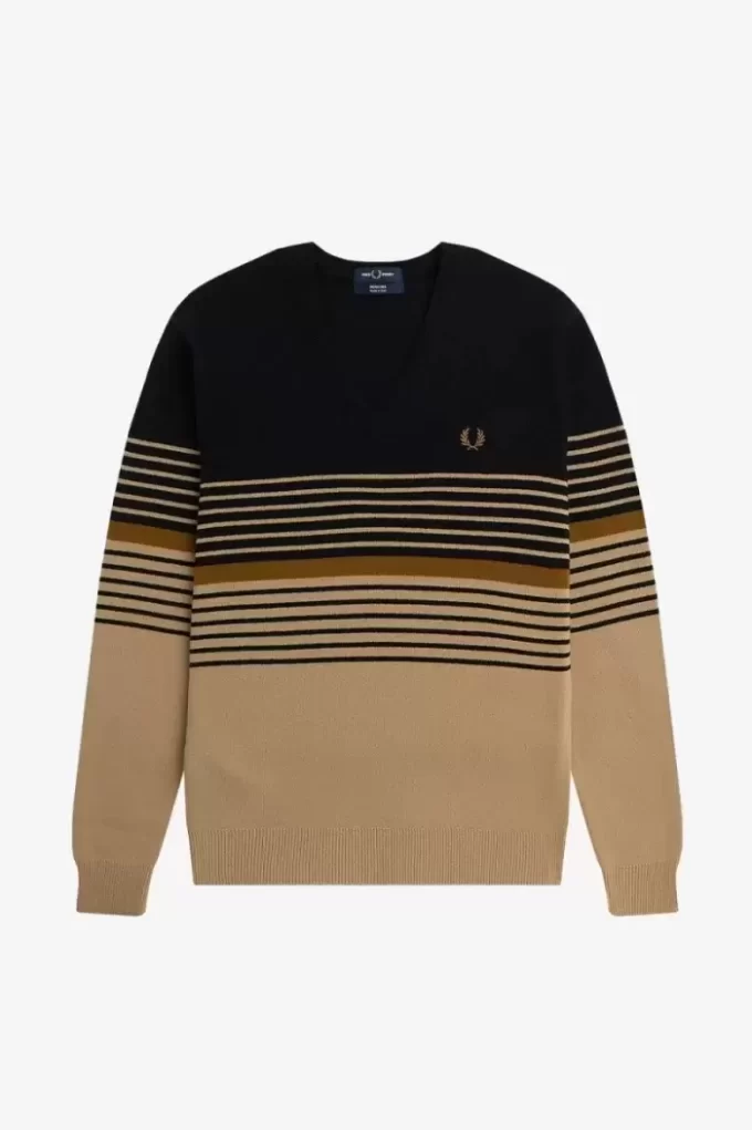 Lambswool Striped Men’s Jumper Lambswool Striped Men’s Jumper