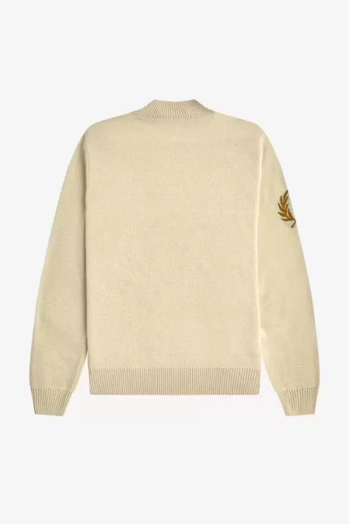 Laurel Wreath Mock Neck Men’s Jumper Laurel Wreath Mock Neck Men’s Jumper