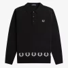 Laurel Wreath Trim Knitted Men’s Shirt Laurel Wreath Trim Knitted Men’s Shirt