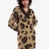 Leopard Knitted Women’s Dress