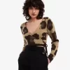 Leopard Wrap Women’s Cardigan