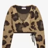 Leopard Wrap Women’s Cardigan