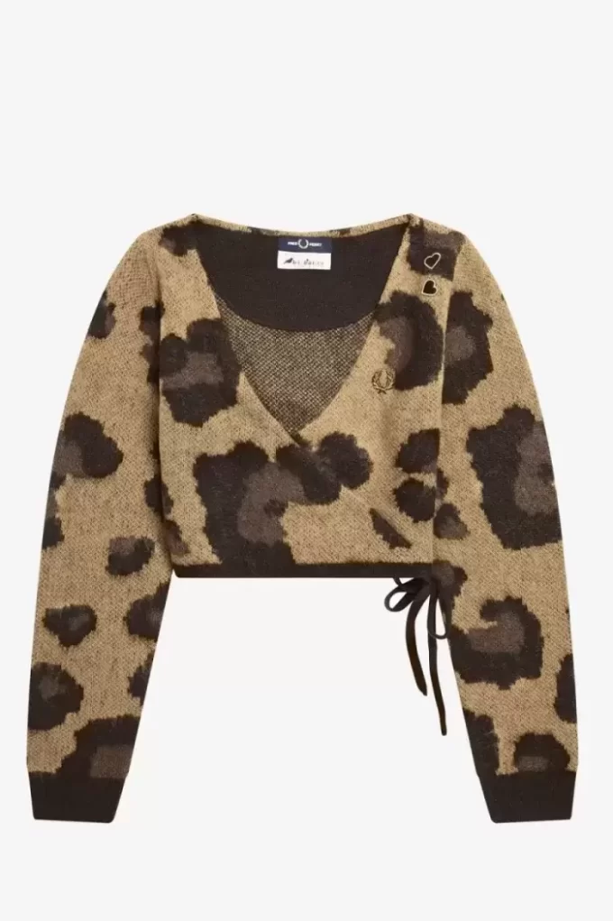Leopard Wrap Women’s Cardigan