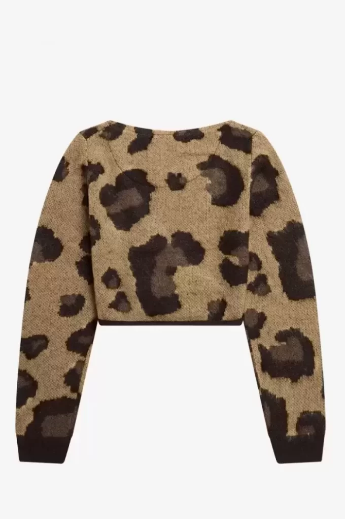 Leopard Wrap Women’s Cardigan