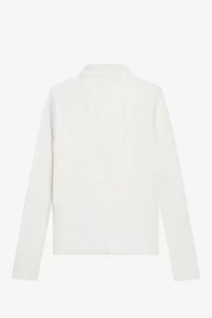 Long Sleeve Ribbed Women’s Polo Shirt