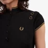 Metallic Knitted Women’s Polo Shirt
