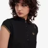 Metallic Knitted Women’s Polo Shirt