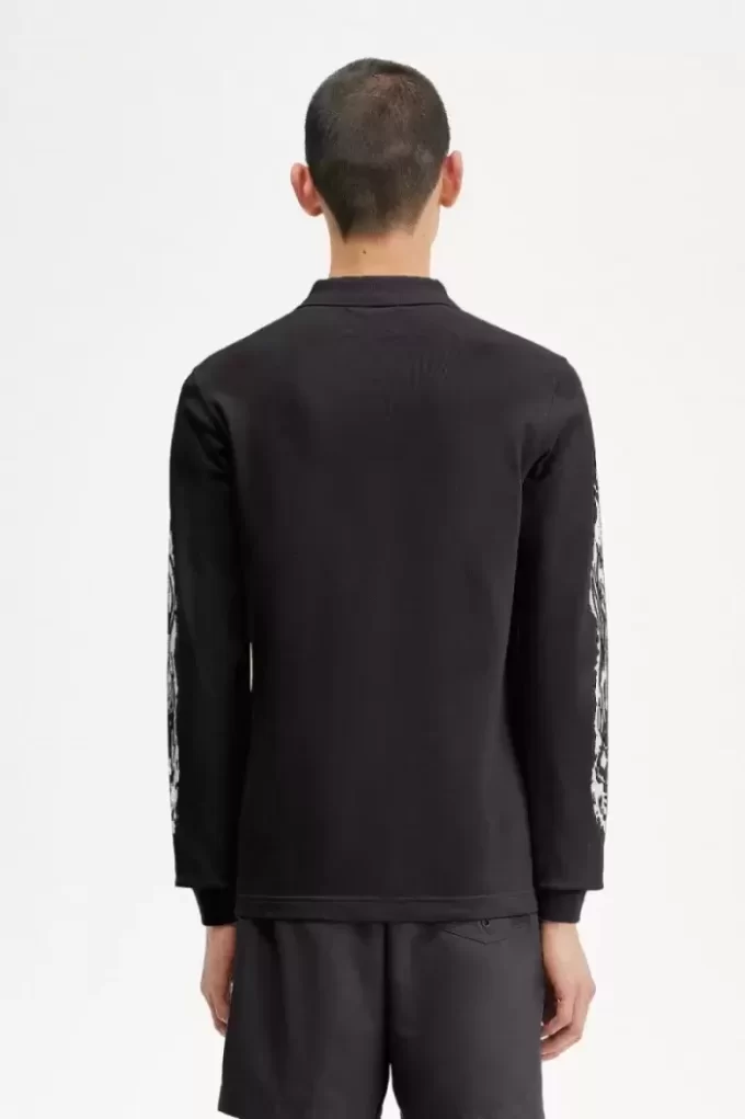 Noongoons Long Sleeve Graphic Men’s Polo Shirt Noongoons Long Sleeve Graphic Men’s Polo Shirt