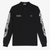 Noongoons Long Sleeve Graphic Men’s Polo Shirt Noongoons Long Sleeve Graphic Men’s Polo Shirt