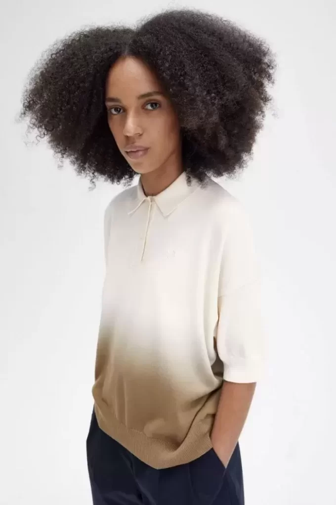 Ombre Knitted Women’s Shirt Ombre Knitted Women’s Shirt