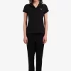 Open-Collar Piqué Women’s Polo Shirt