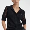 Open-Knit Button-Through Women’s Shirt Open-Knit Button-Through Women’s Shirt