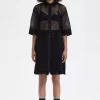 Open-Knit Shirt Women’s Dress