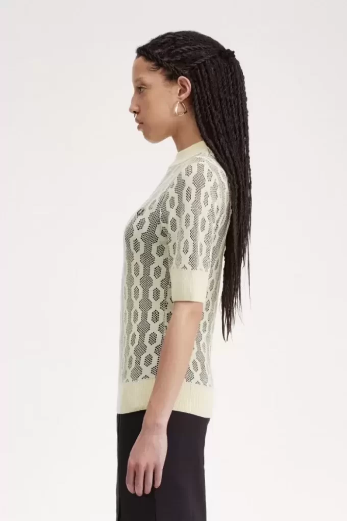 Open-Knit Short Sleeve Women’s Jumper Open-Knit Short Sleeve Women’s Jumper