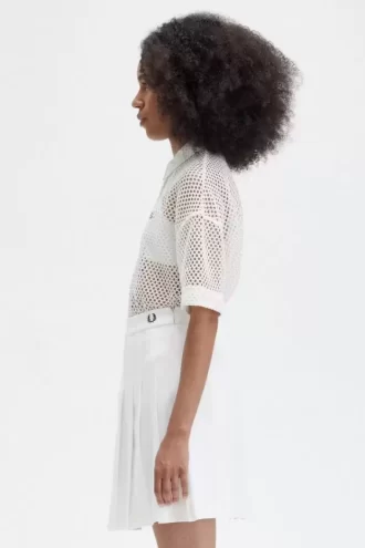 Open-Knit Women’s Shirt