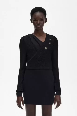 Open-Knit Wrap Women’s Cardigan