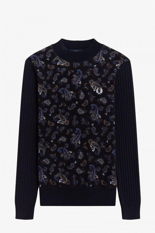 Paisley Print Jumper Knitwear Paisley Print Jumper Knitwear