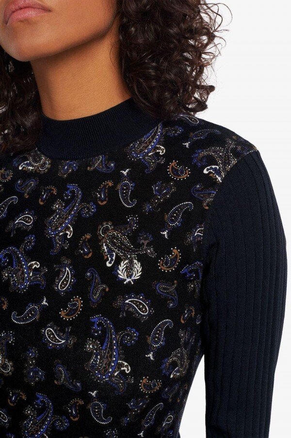 Paisley Print Jumper Knitwear Paisley Print Jumper Knitwear