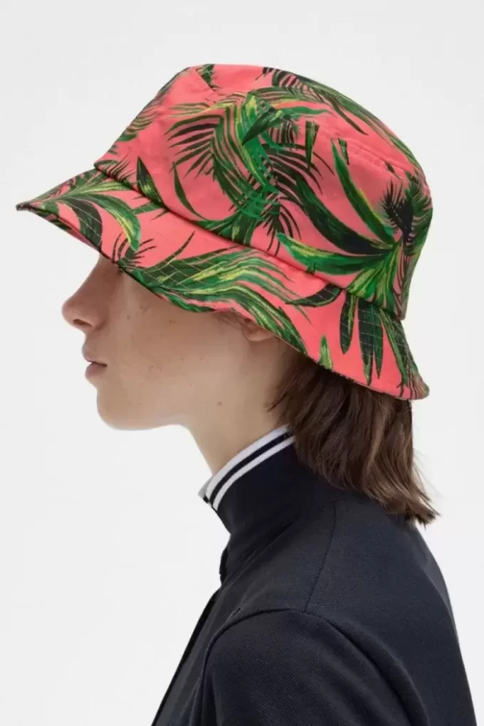 Palm Print Bucket Women’s Hats Palm Print Bucket Women’s Hats