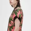 Palm Print Shirt Women’s Dress Palm Print Shirt Women’s Dress