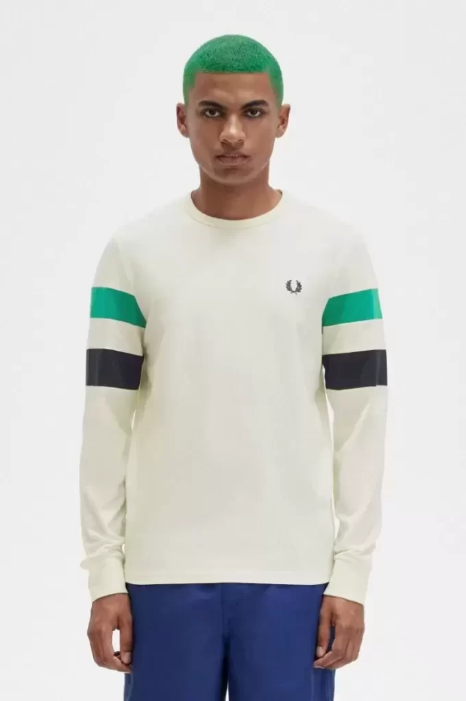 Panelled Sleeve Long Sleeve Men’s T-Shirt Panelled Sleeve Long Sleeve Men’s T-Shirt