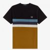 Panelled Stripe T Shirts Panelled Stripe T Shirts