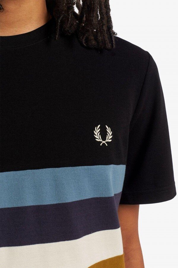 Panelled Stripe T Shirts Panelled Stripe T Shirts
