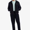Pinstripe Panel Woven Track Jackets Pinstripe Panel Woven Track Jackets
