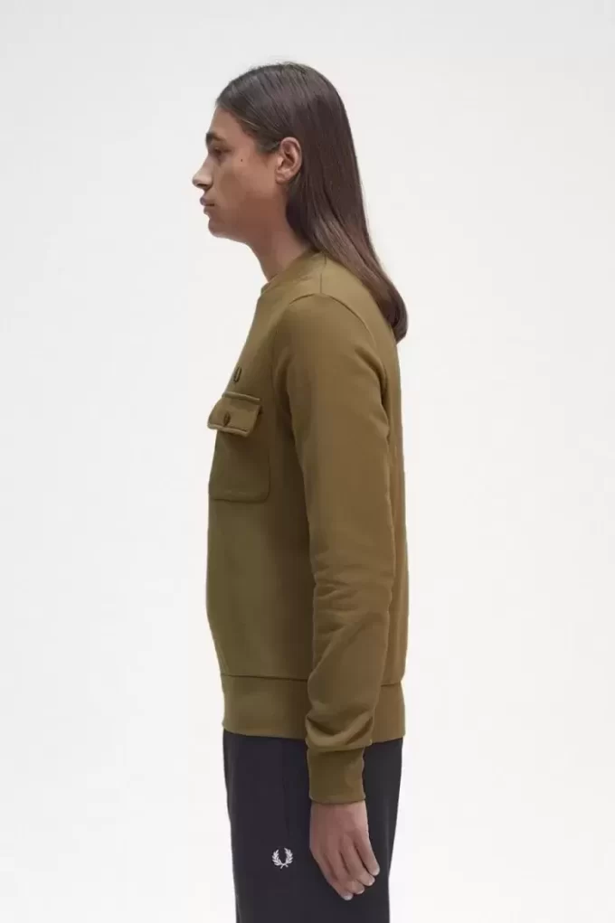 Pocket Detail Crew Neck Men’s Sweatshirts Pocket Detail Crew Neck Men’s Sweatshirts