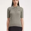 Pointelle Detail Knitted Women’s Shirt Pointelle Detail Knitted Women’s Shirt