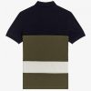 Printed Colour Block Polo Shirts Printed Colour Block Polo Shirts