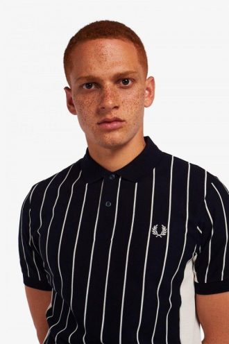 Refined Pinstripe Polo Shirts