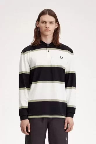 Relaxed Stripe Men’s Polo Shirt