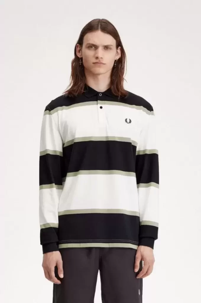 Relaxed Stripe Men’s Polo Shirt Relaxed Stripe Men’s Polo Shirt