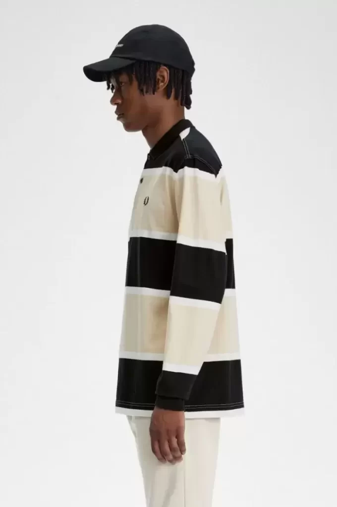 Relaxed Stripe Men’s Polo Shirt Relaxed Stripe Men’s Polo Shirt