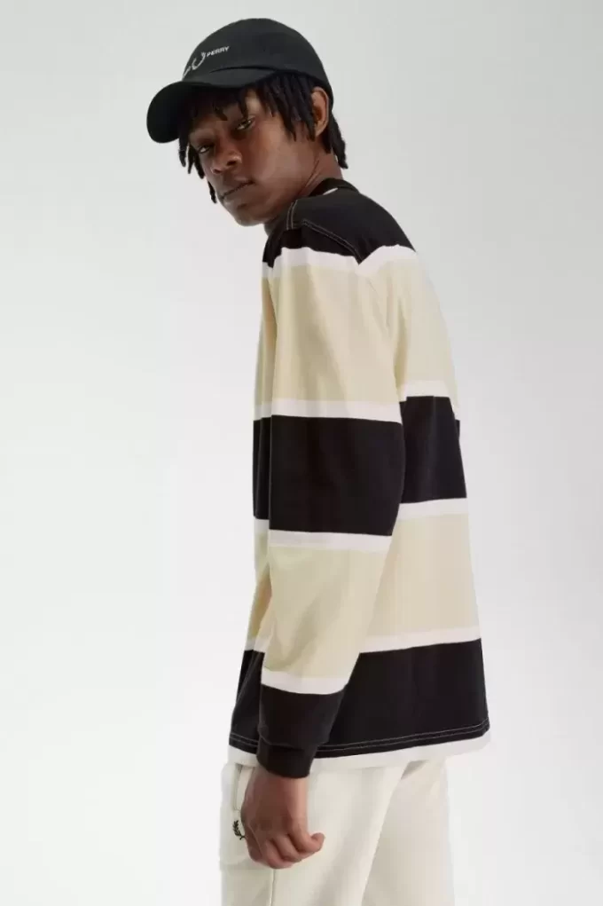 Relaxed Stripe Men’s Polo Shirt Relaxed Stripe Men’s Polo Shirt