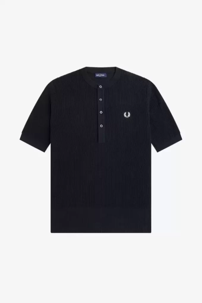 Ribbed Knitted Men’s Shirt