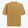 Short Sleeve Cable Knit Jumper Knitwear Short Sleeve Cable Knit Jumper Knitwear