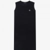 Sleeveless Ringer T-Shirt Dress Sleeveless Ringer T-Shirt Dress